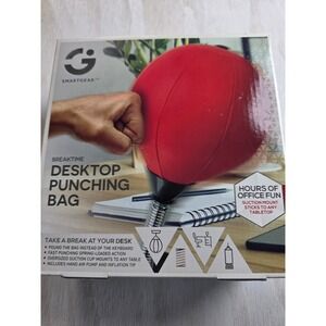 Smartgear Breaktime Desktop Punching Bag Red Office Stress Relief Toy with Pump